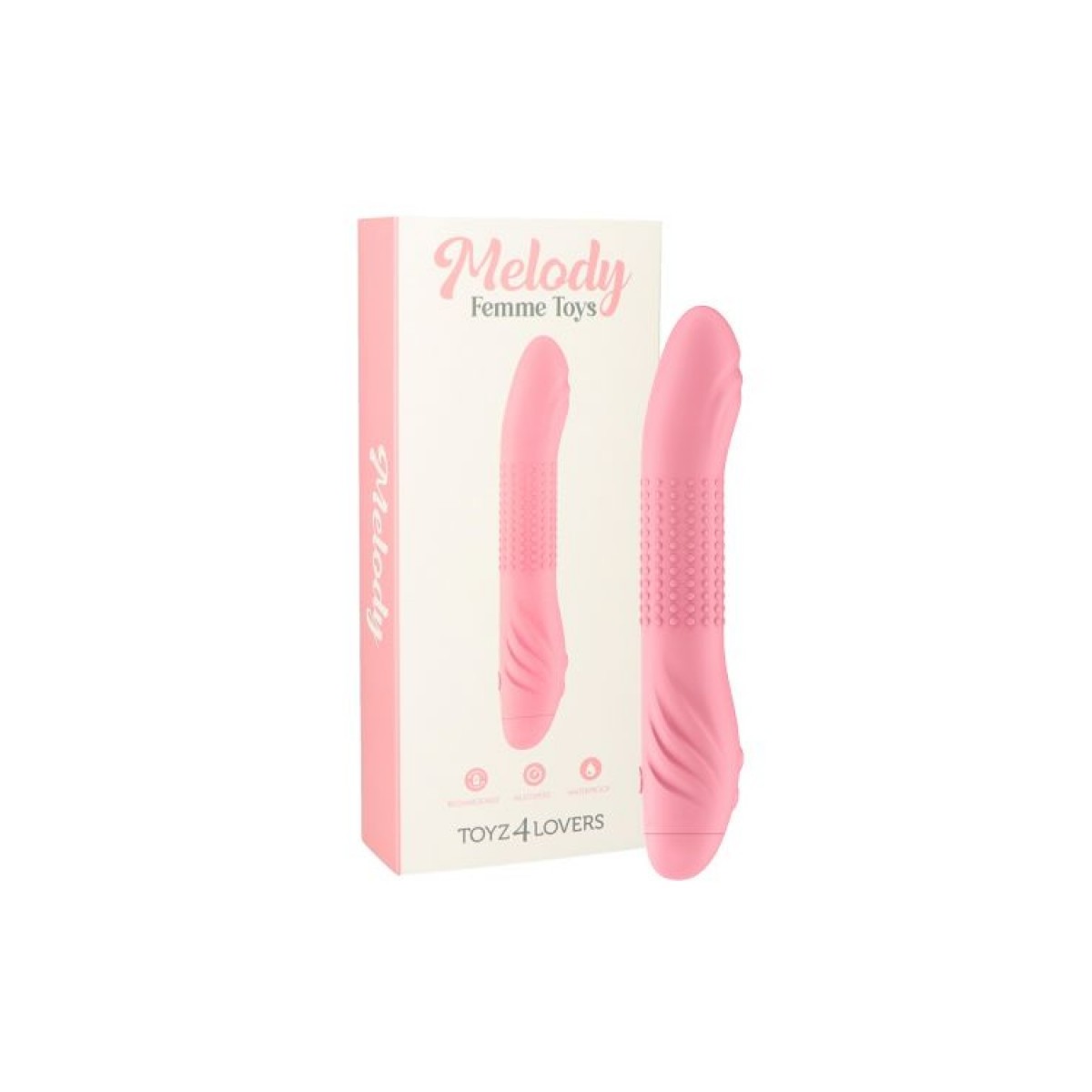 Vibratore per punto G in silicone Melody