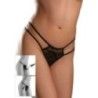 Slip con plug anale e perle stimolanti