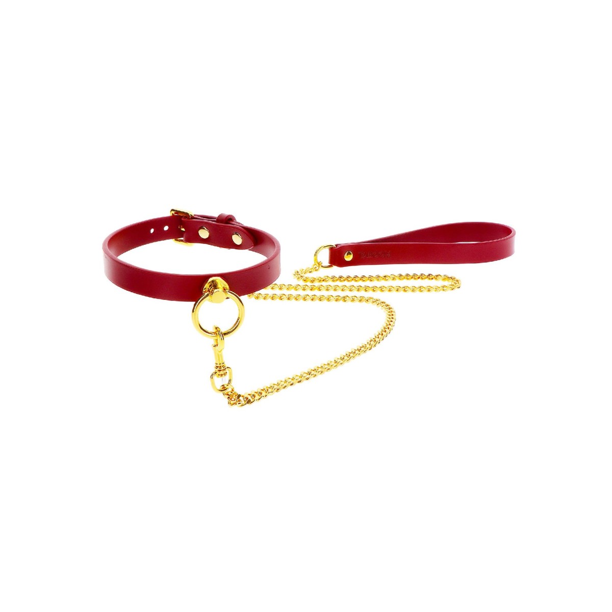 Collare e guinzaglio Chain Leash Taboom rosso