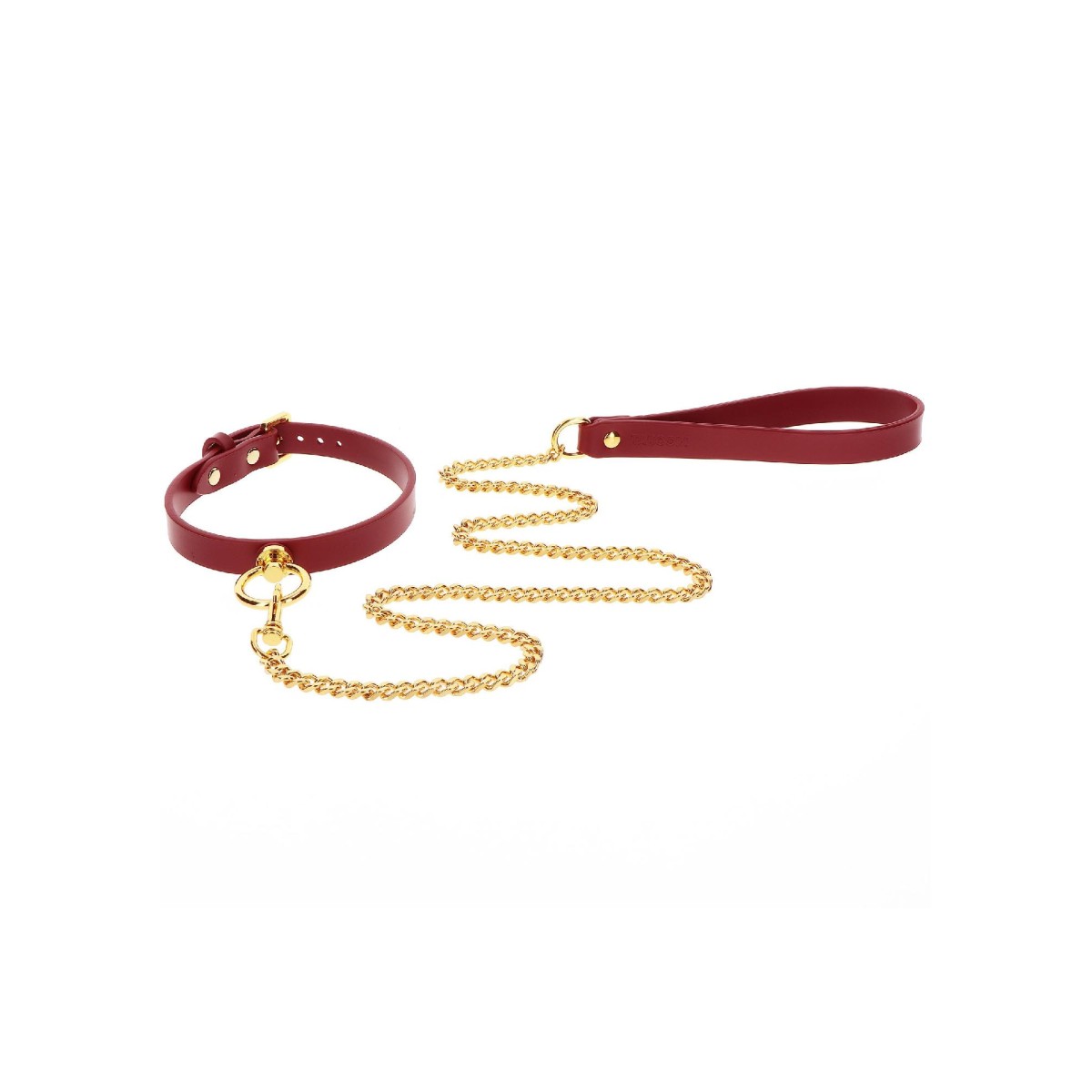 Collare e guinzaglio Chain Leash Taboom rosso