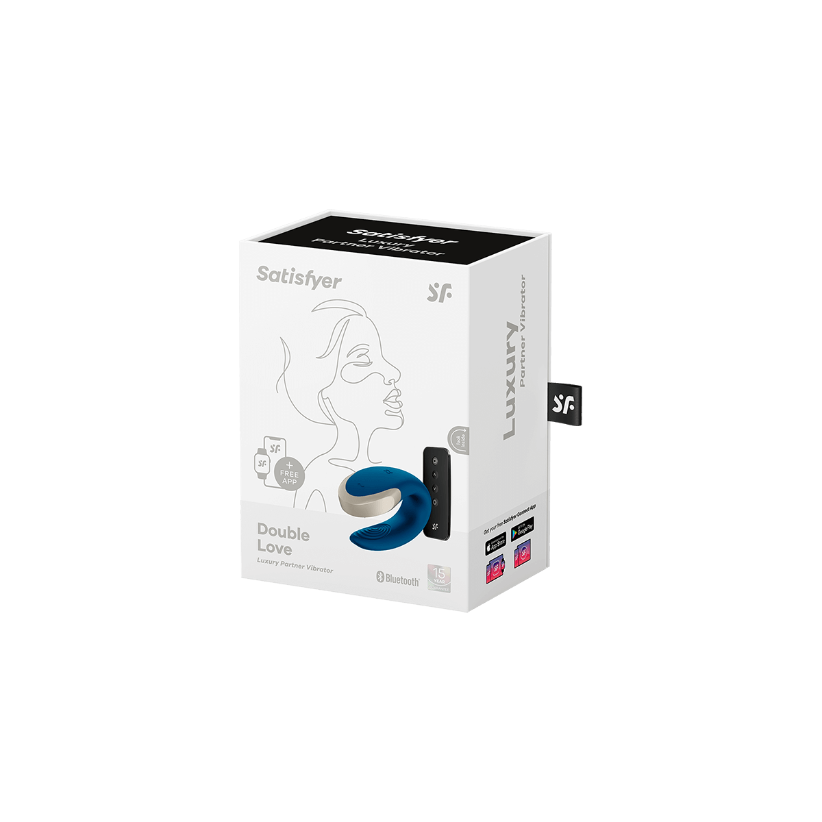 Vibratore di coppia Double Love Blu