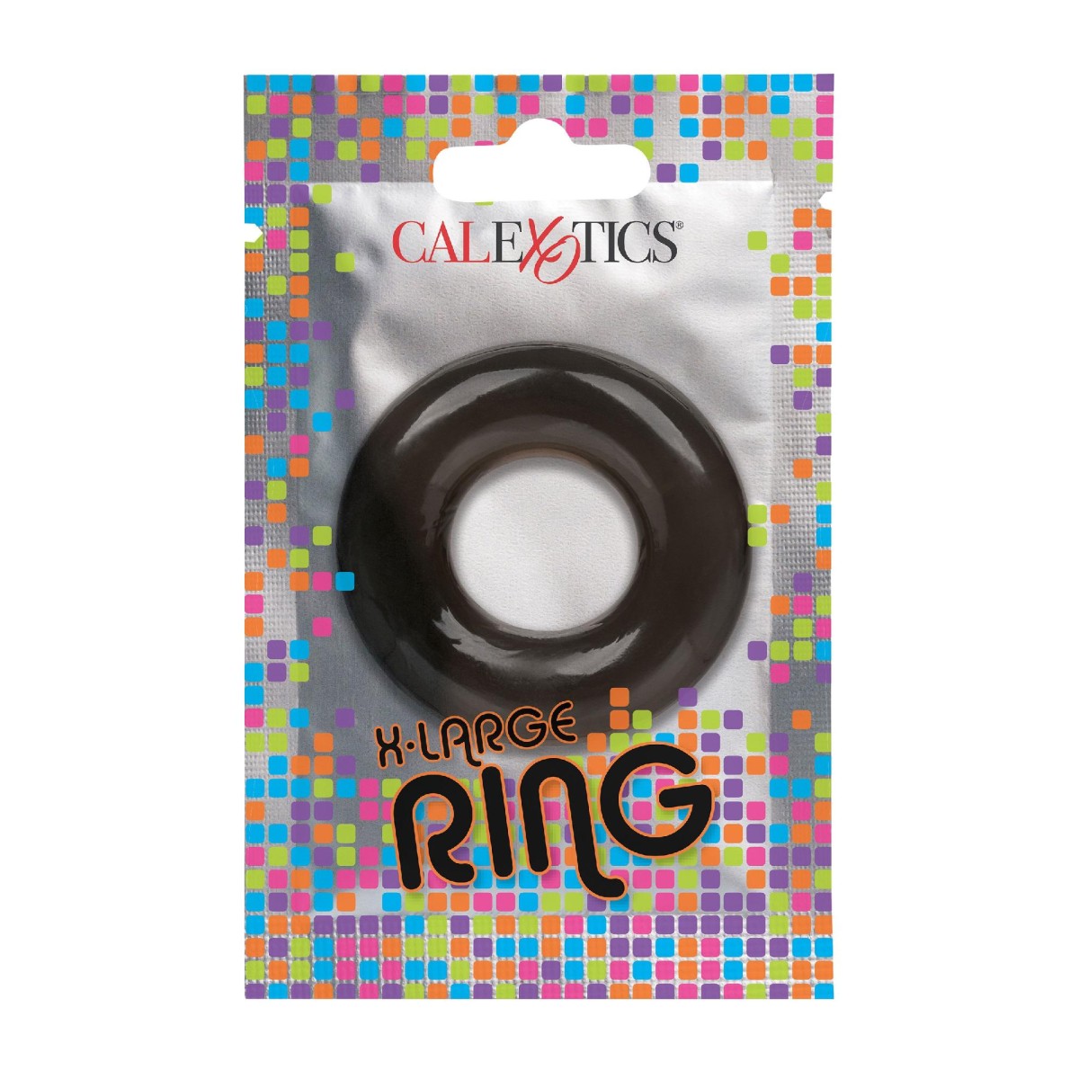 Anello fallico Ring grigio fumo XL