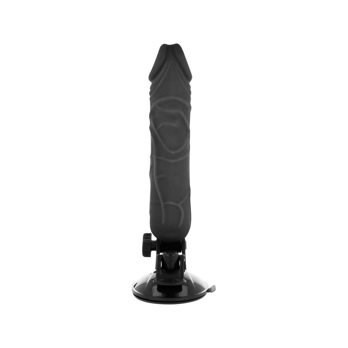 Dildo vibrante guaina pene nero 20 cm