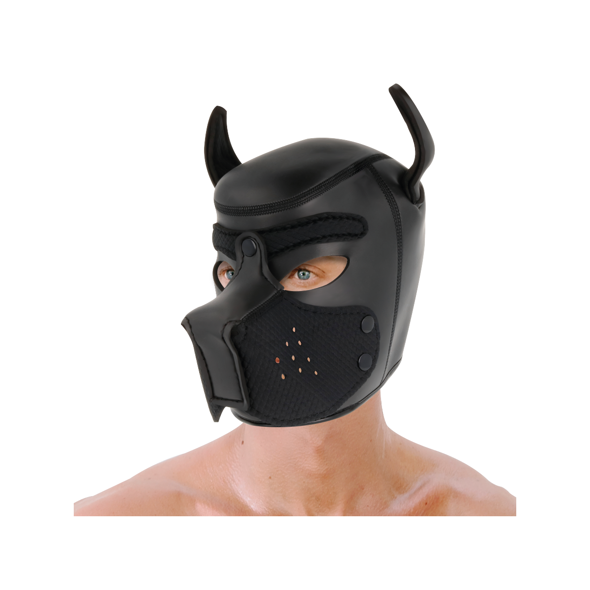 Maschera cappuccio cane Darkness neoprene M