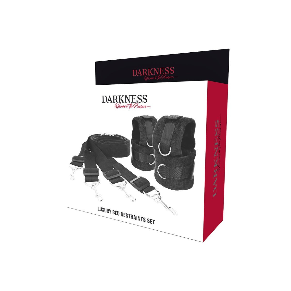 Set costrittivo da letto Darkness nero