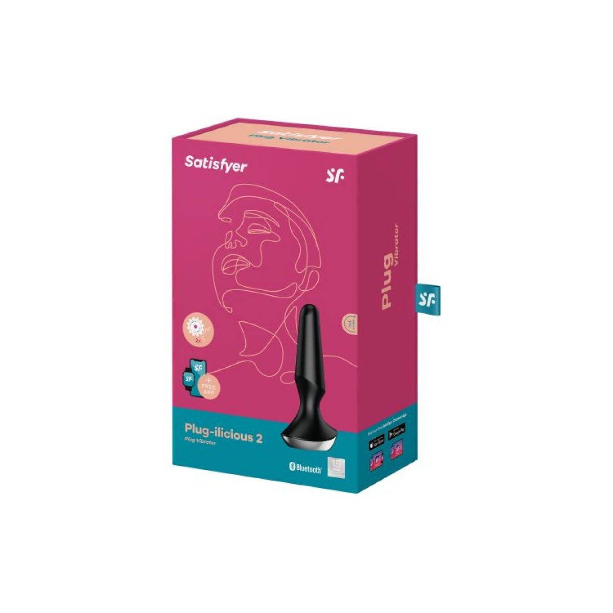 Plug Vibratore Anale ilicious 2 nero