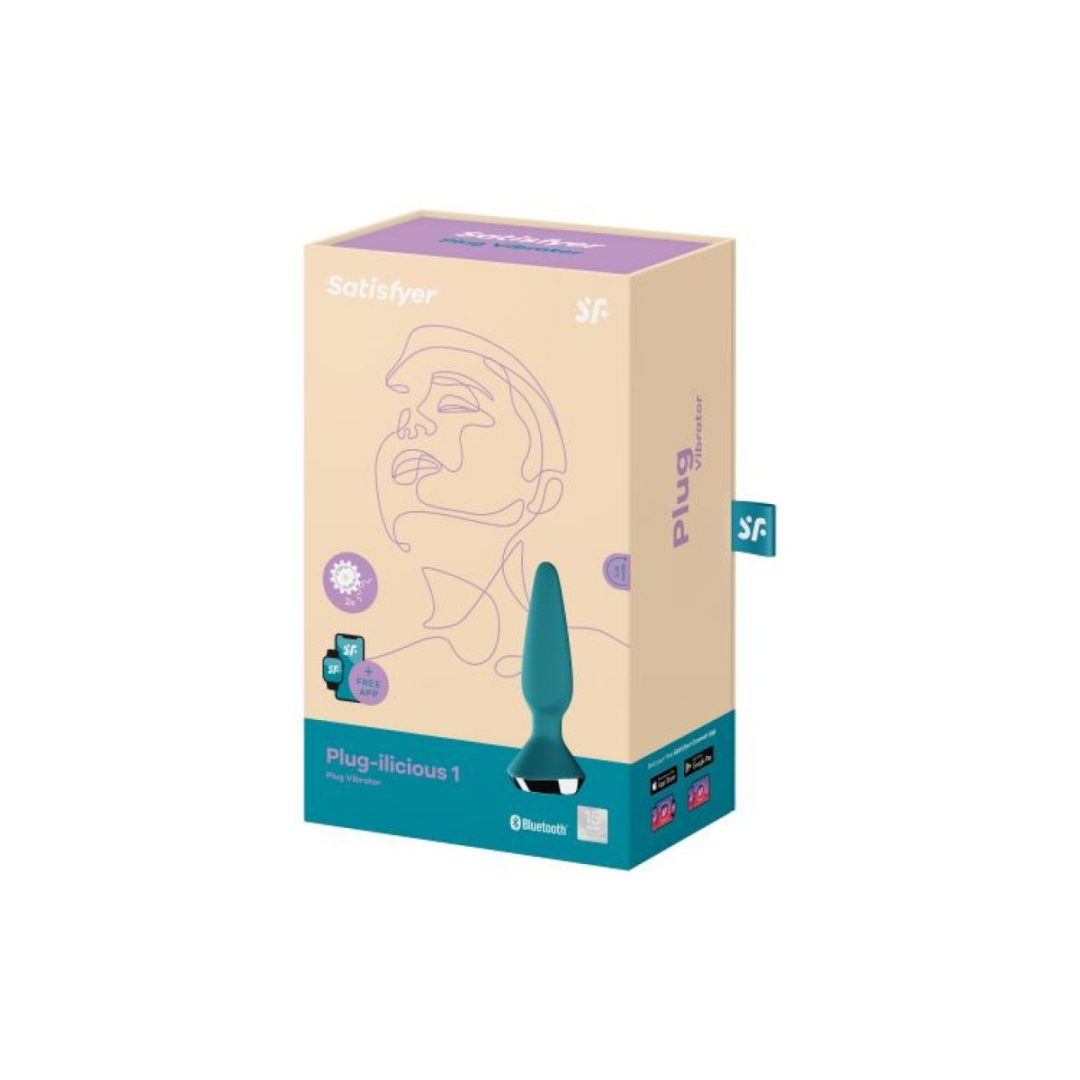 Vibratore anale Plug ilicious 1 verde