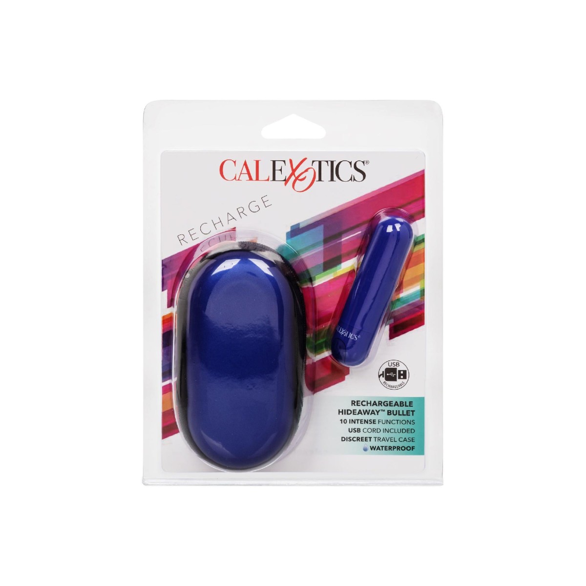 Mini vibratore ricaricabile blu