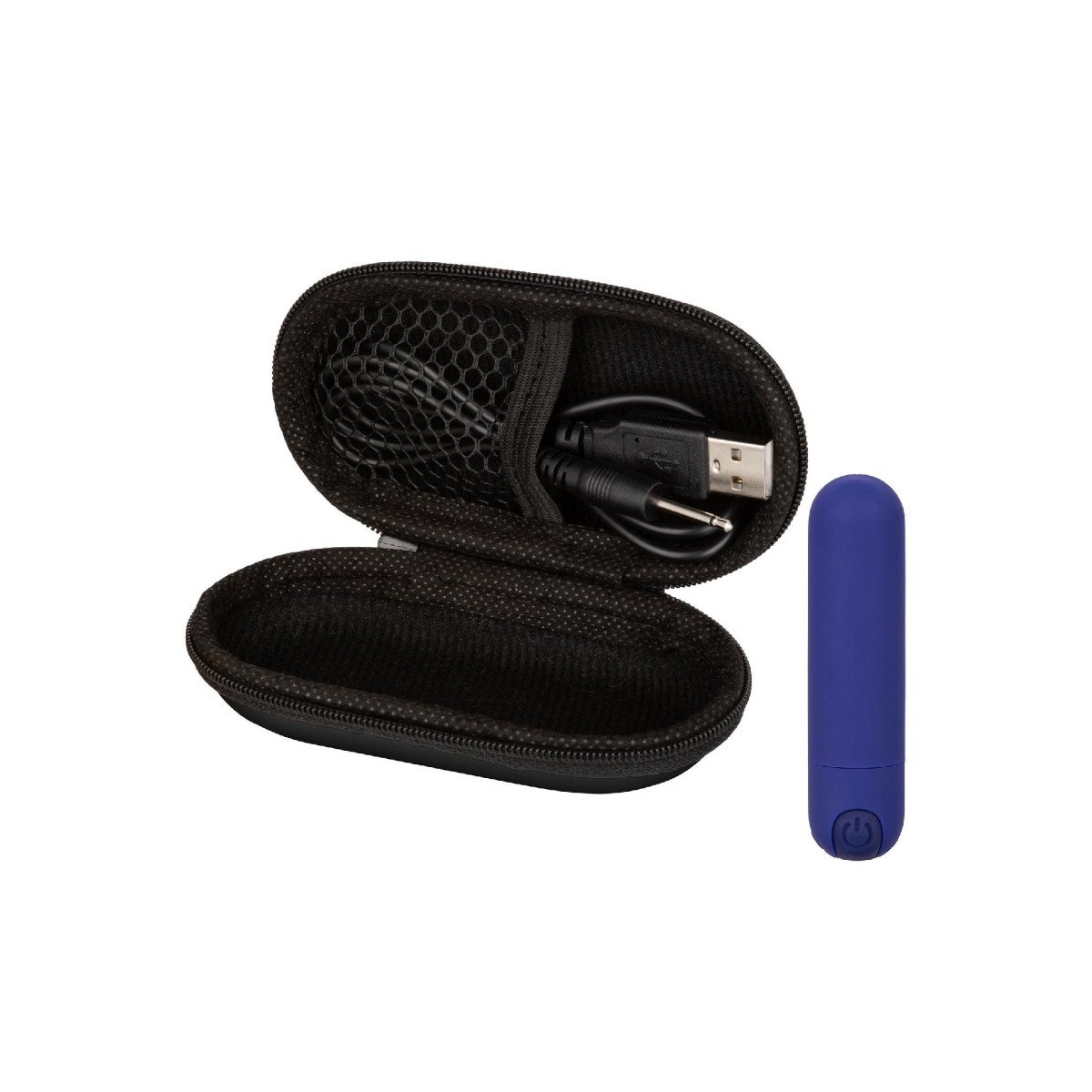 Mini vibratore ricaricabile blu