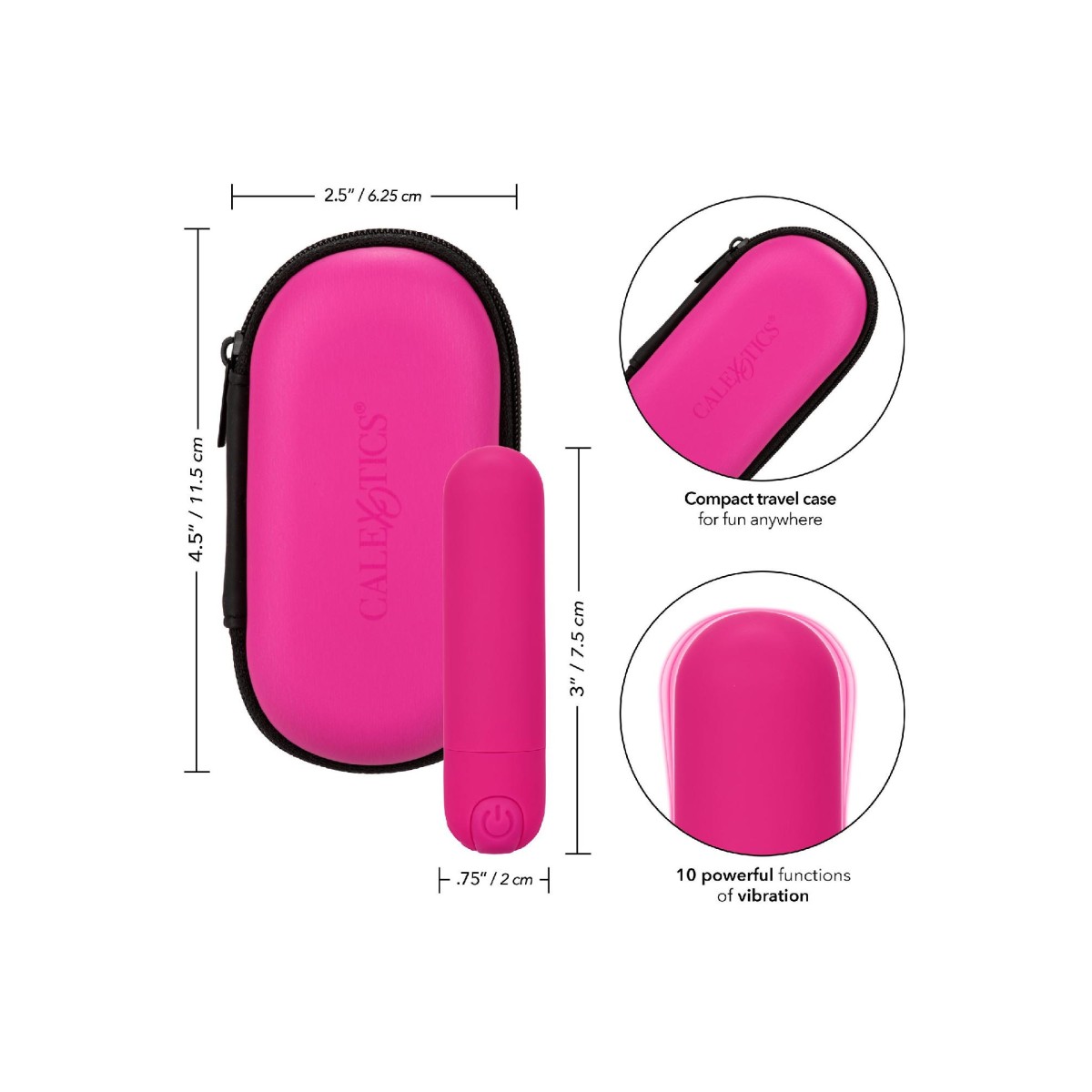 Mini vibratore ricaricabile rosa