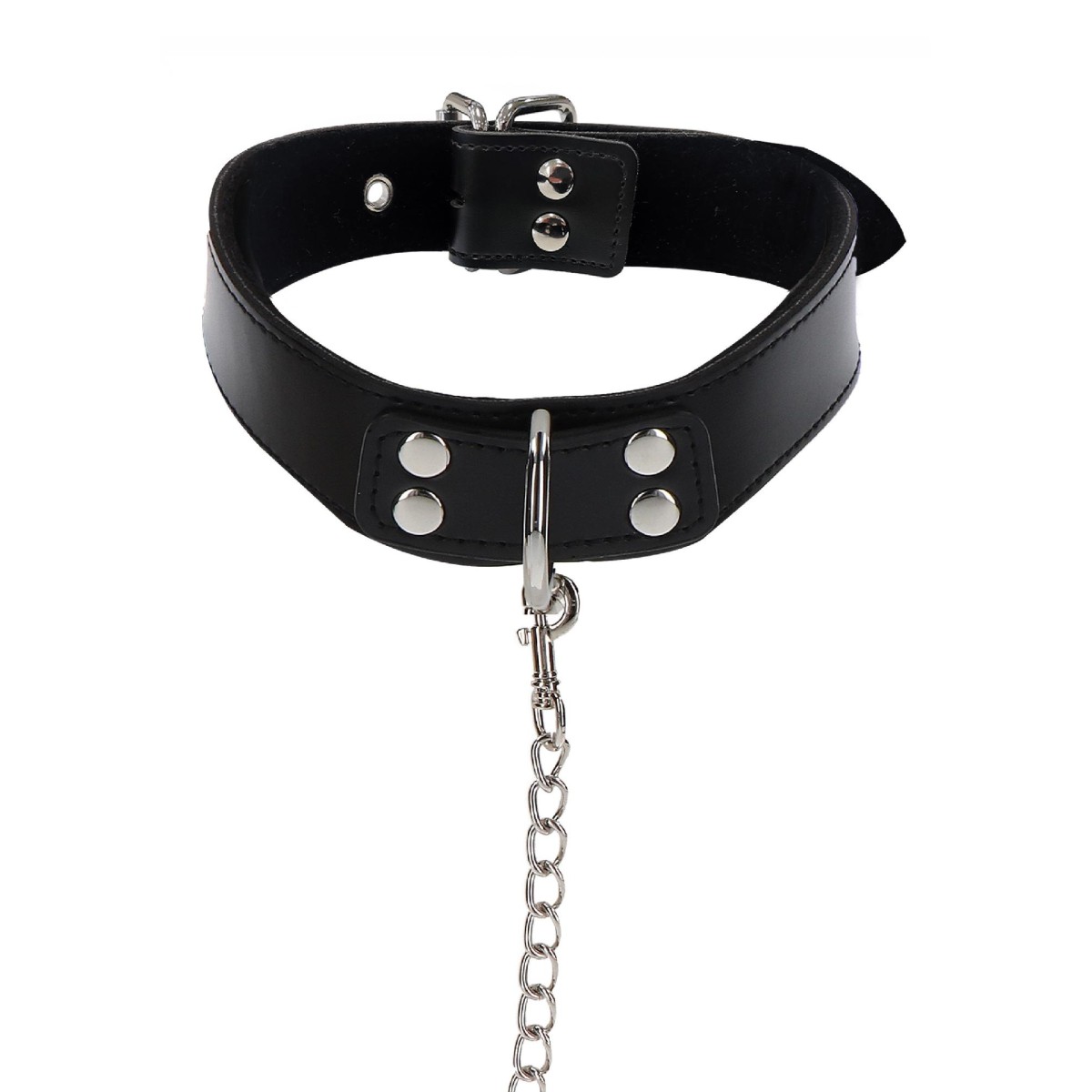 Collare e guinzaglio Chain Leash Taboom nero