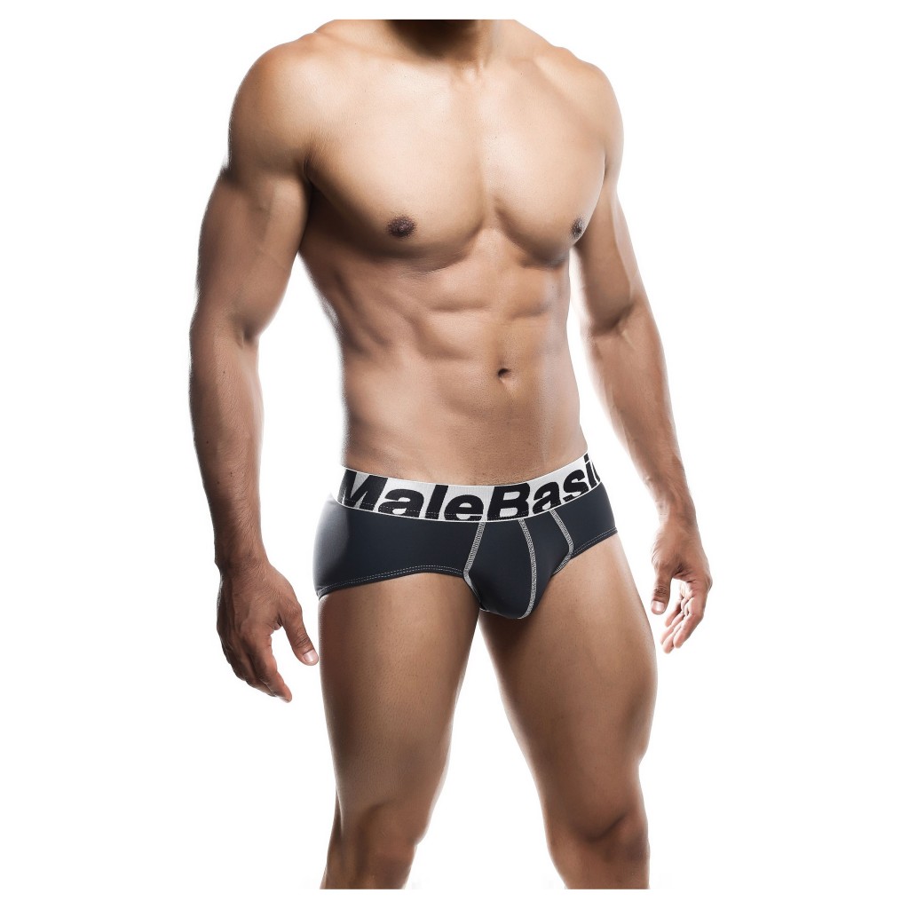 Boxer nero MaleBasics Microfiber Brief