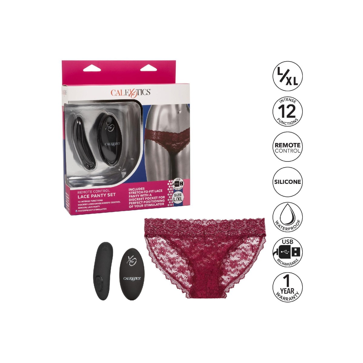 Slip Panty con ovetto vibrante e telecomando