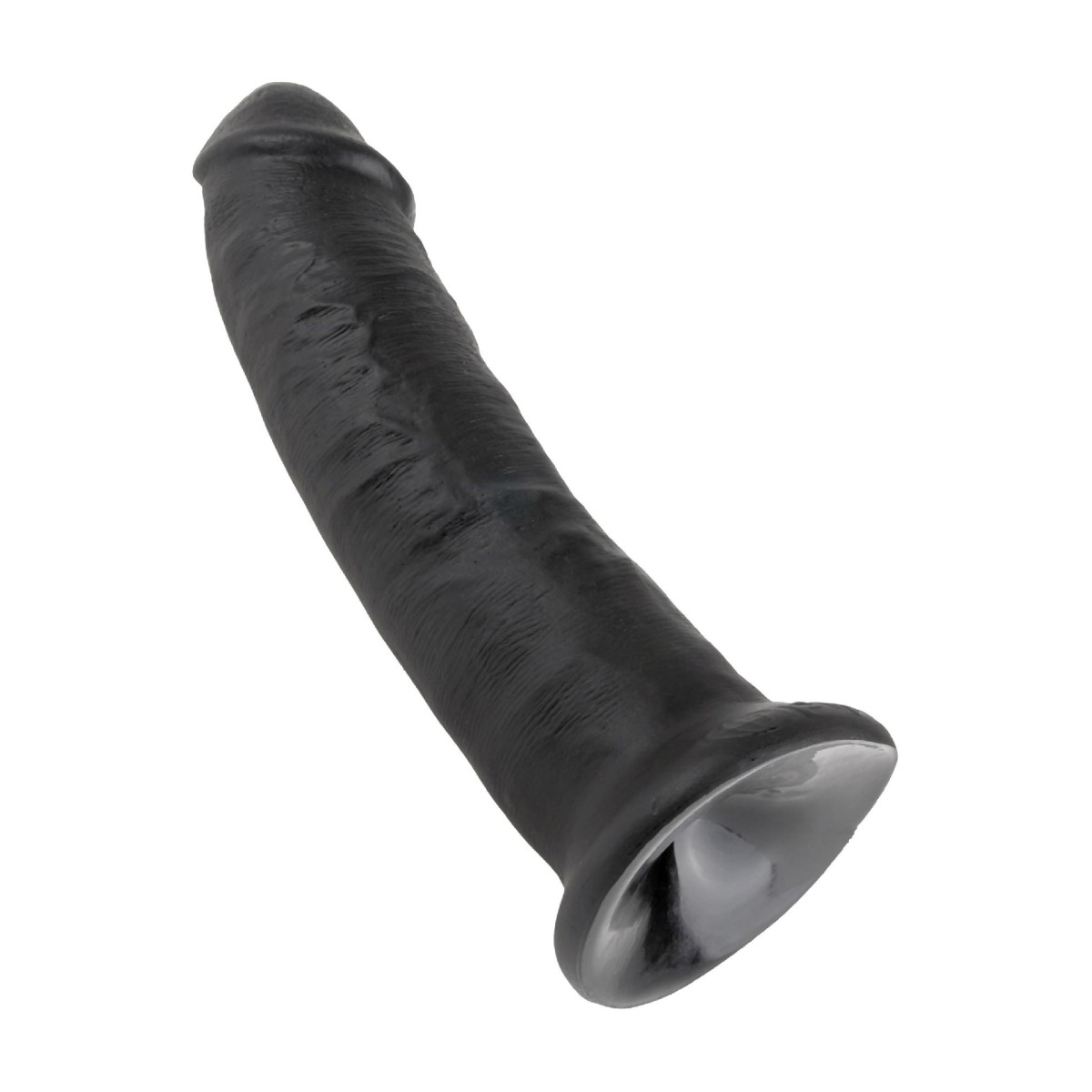 Fallo realistico Cock nero 23 cm