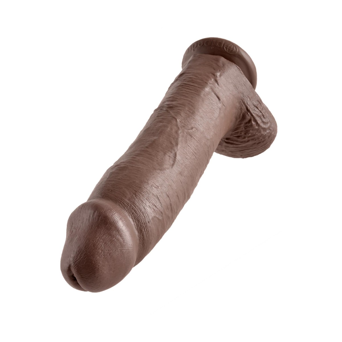 Dildo maxi realistico 31 cm testicoli brown