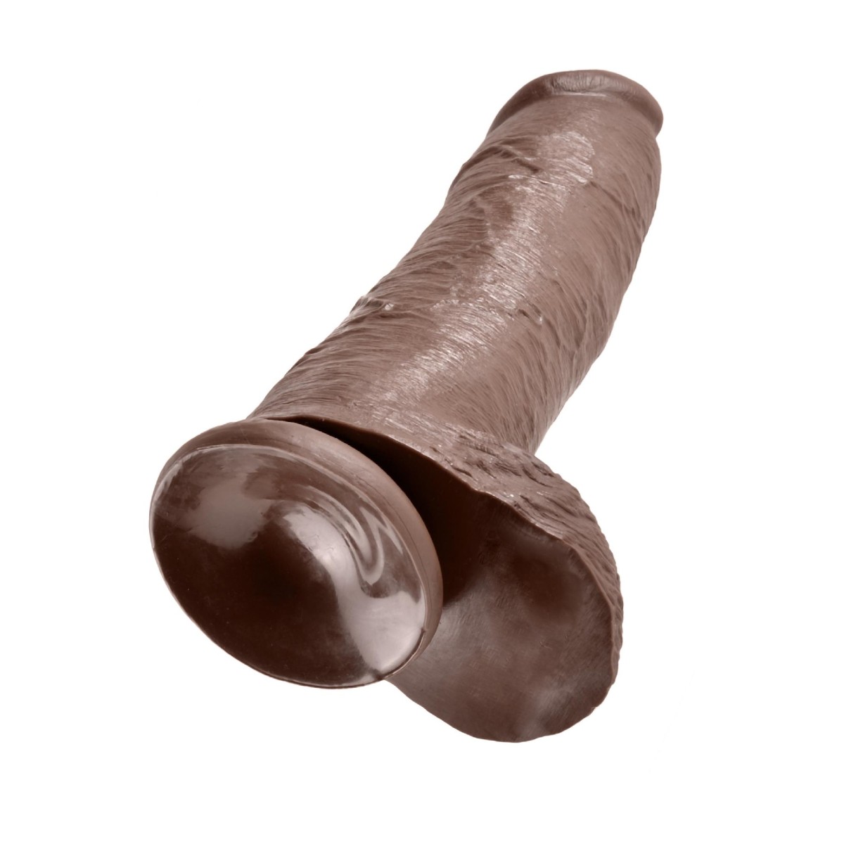 Dildo maxi realistico 31 cm testicoli brown