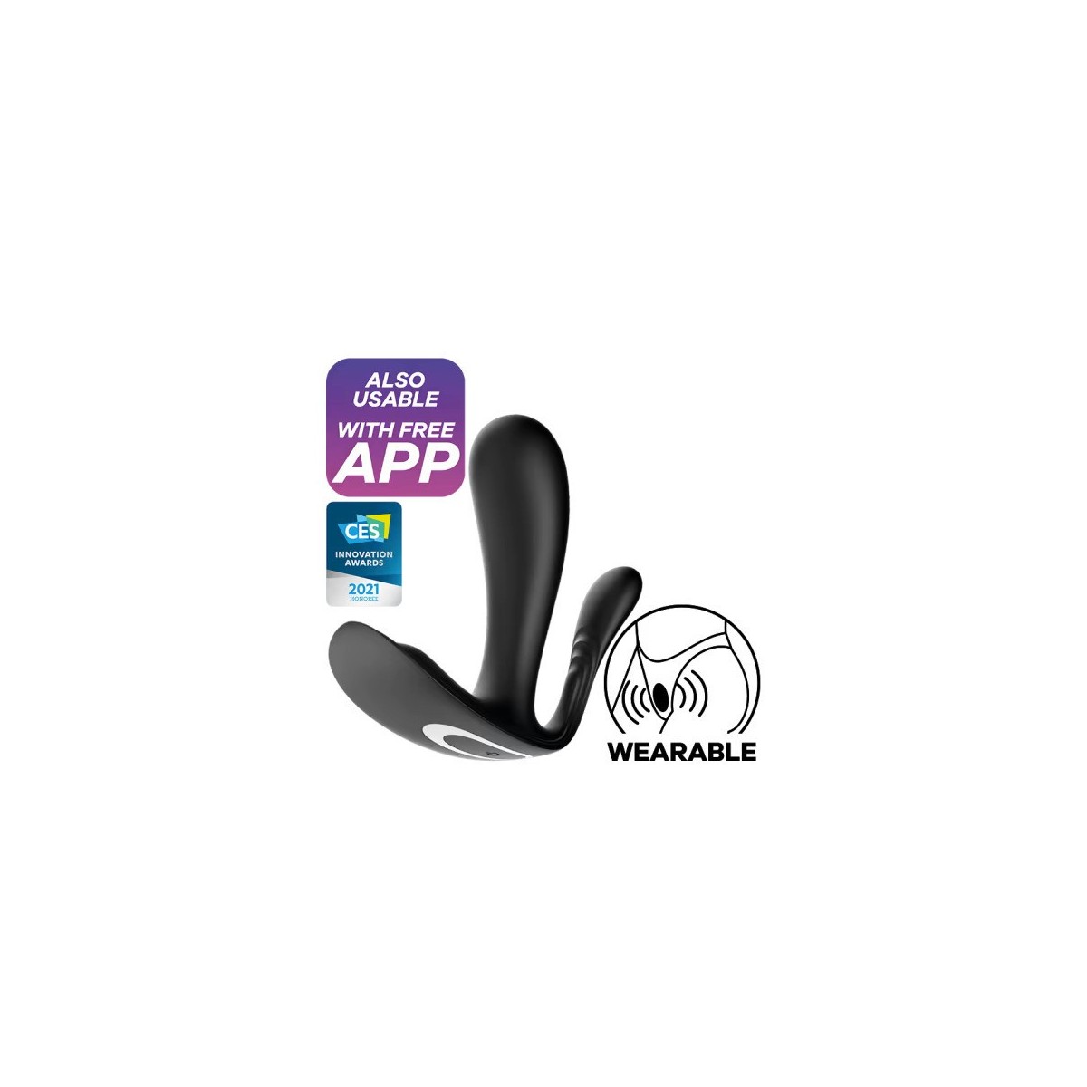 Vibratore anale punto g Satisfyer Top Secret+