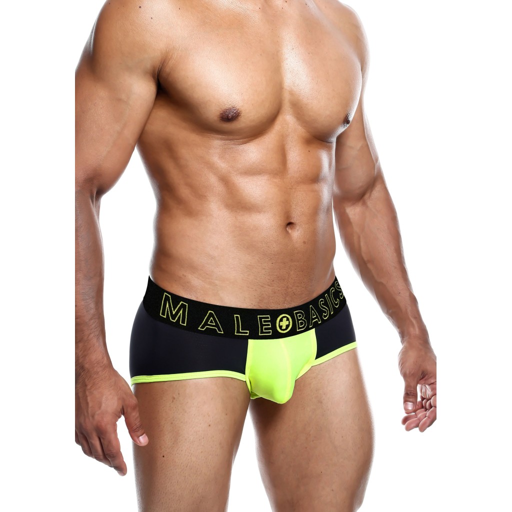 Boxer giallo MaleBasics Neon Brief