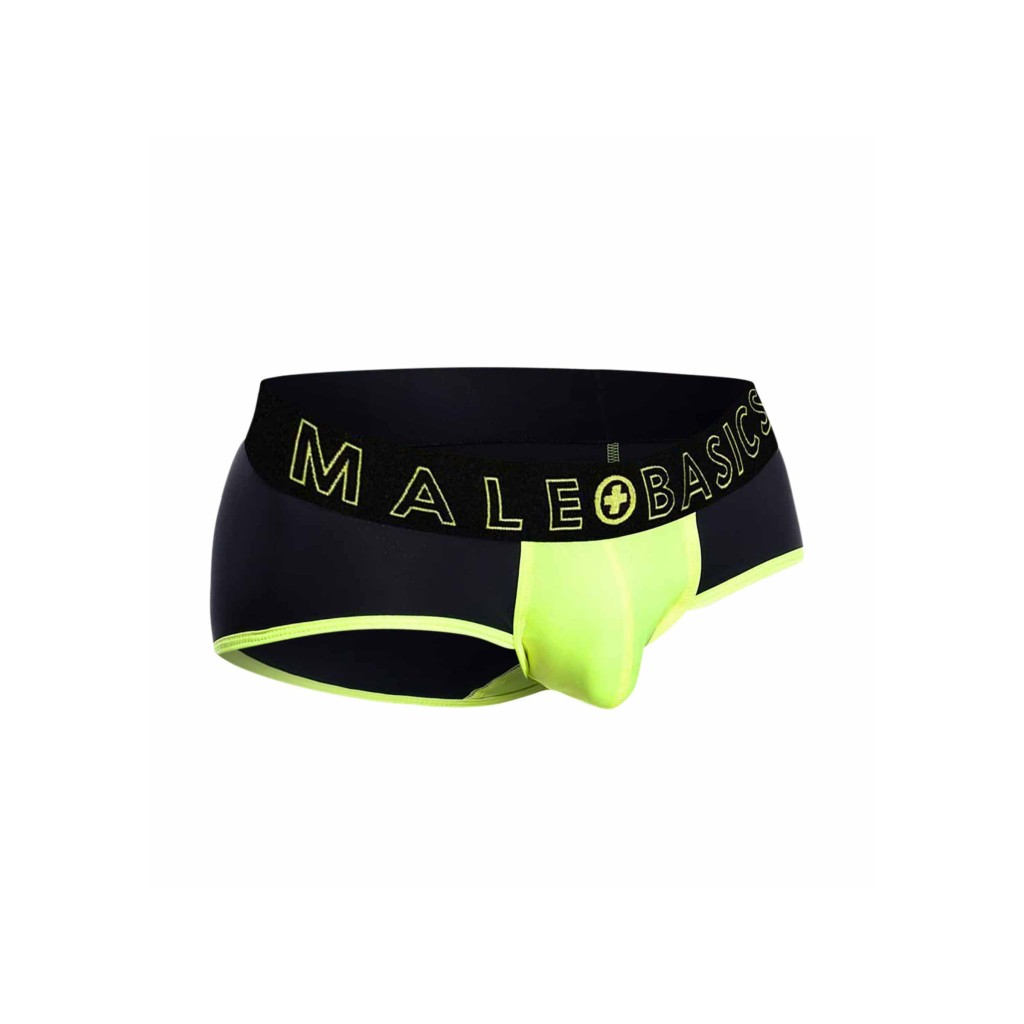 Boxer giallo MaleBasics Neon Brief