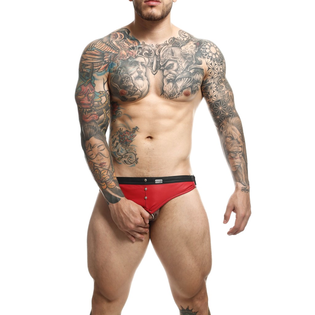 Tanga sexy uomo rosso anello pene Dngeon