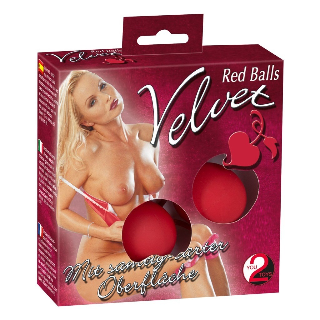 Coppia palline vaginali rosse
