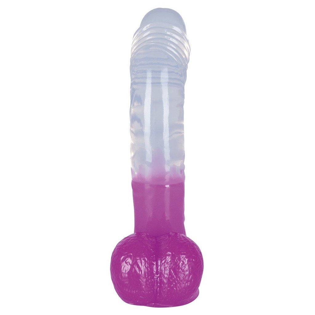 Dildo realistico morbido con ventosa 19 cm