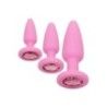 Plug Anale Crystal Booty Kit rosa