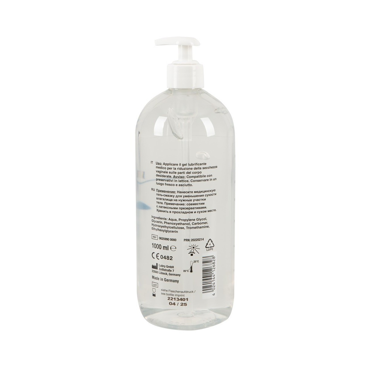 Lubrificante intimo gel toylube glide 1000 ml