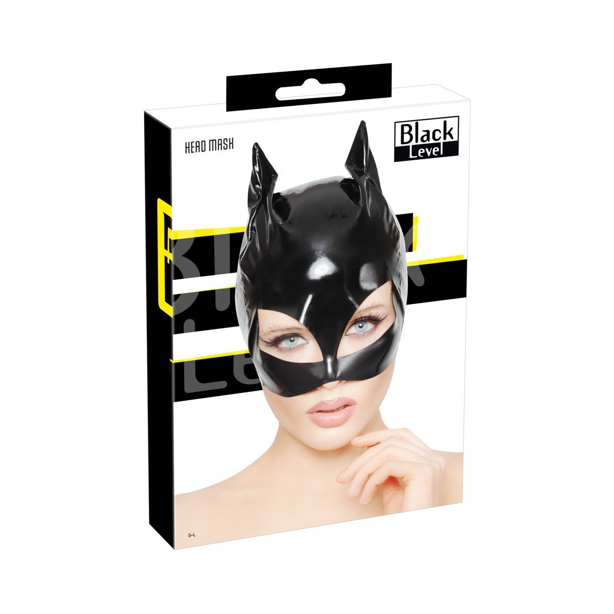 Maschera nera sexy da gatta fetish catwoman