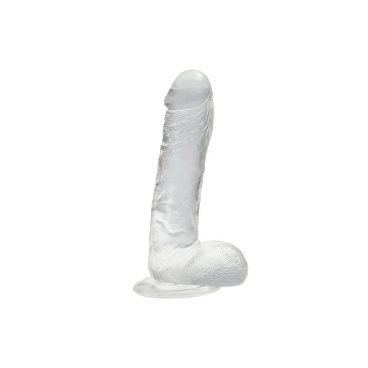 Dildo realistico jelly trasparente 25 cm