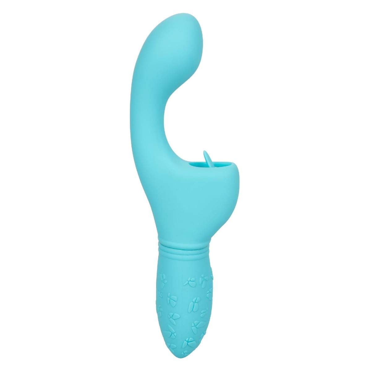 Vibratore con lingua Butterfly azzurro