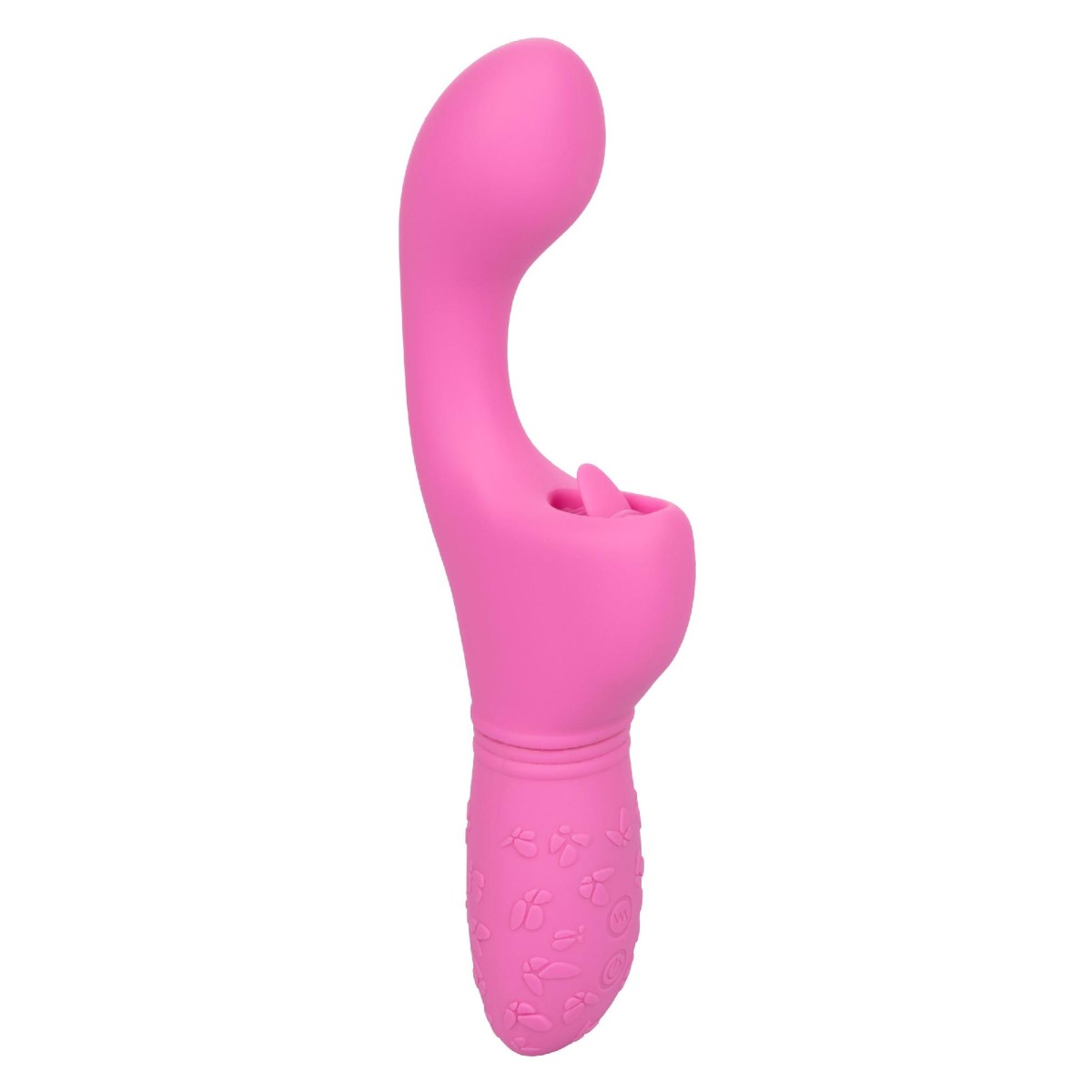 Vibratore con lingua Butterfly rosa