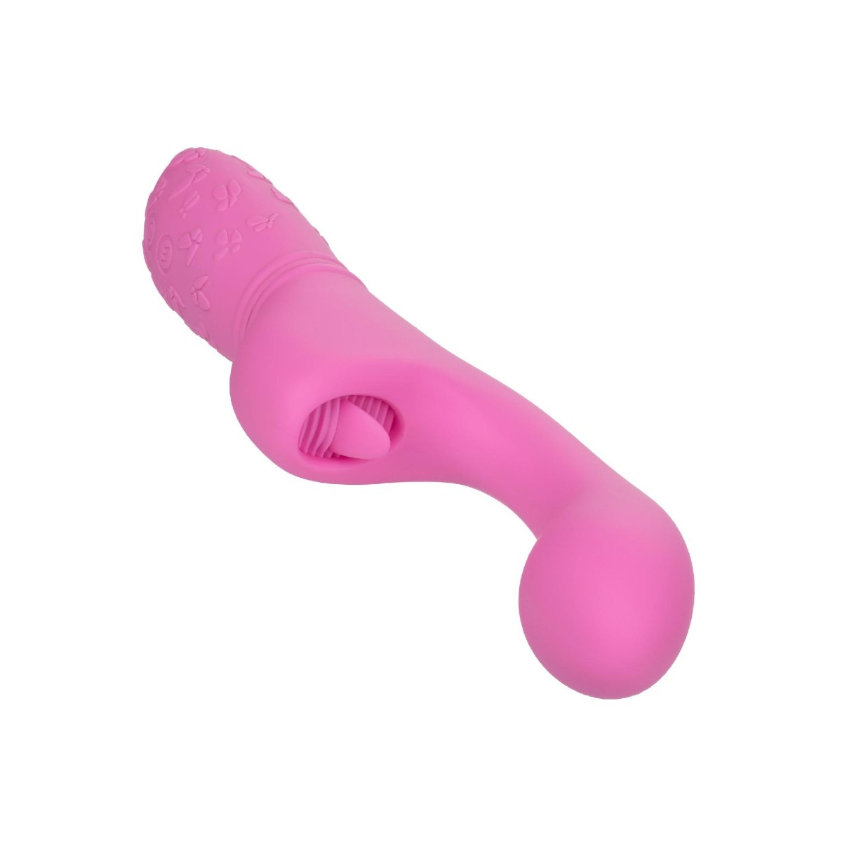 Vibratore con lingua Butterfly rosa