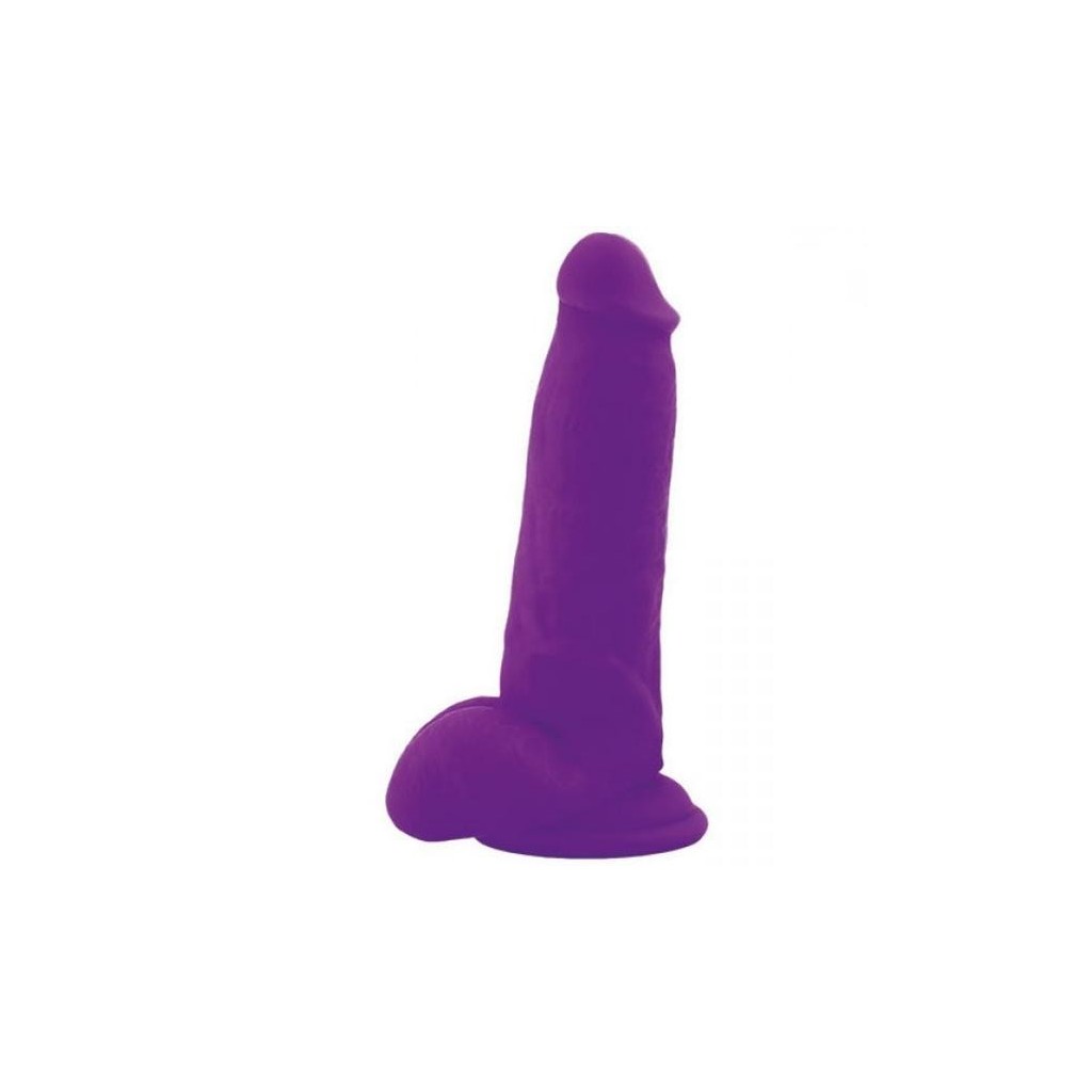 Dildo realistico ventosa squad viola