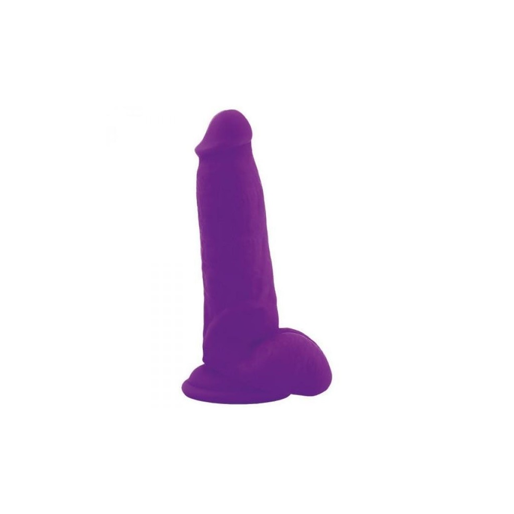 Dildo realistico ventosa squad viola