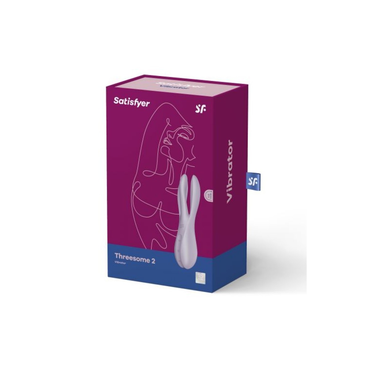 Vibratore Satisfyer threesome 2 Viola