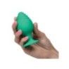 Plug anale 2 pz Cheeky Buttplug verde