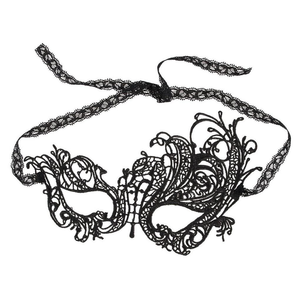 Maschera sexy nera veneziana gothic charm