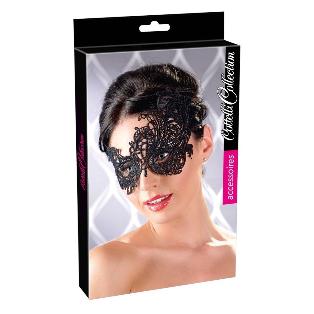 Maschera sexy nera veneziana gothic charm