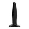 Plug anale nero All Black 12 cm