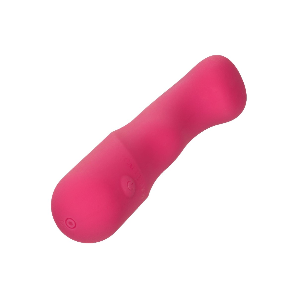 Vibratore in silicone curvo rosa