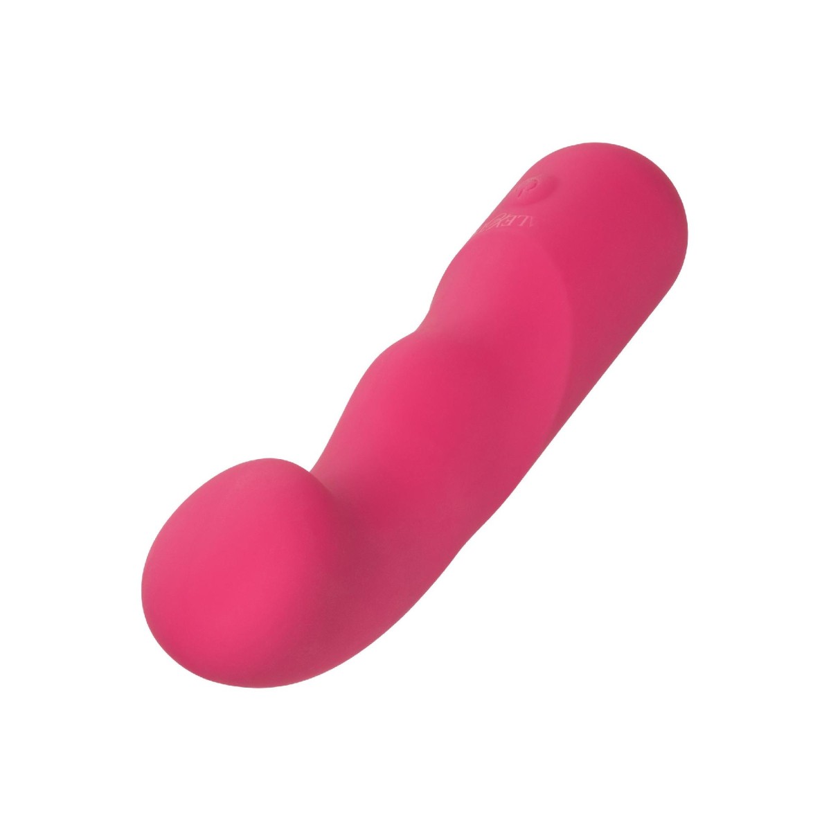 Vibratore in silicone curvo rosa