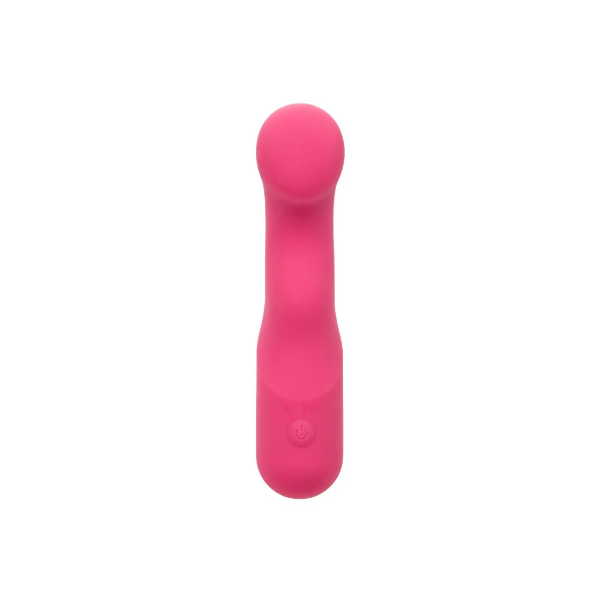 Vibratore in silicone curvo rosa