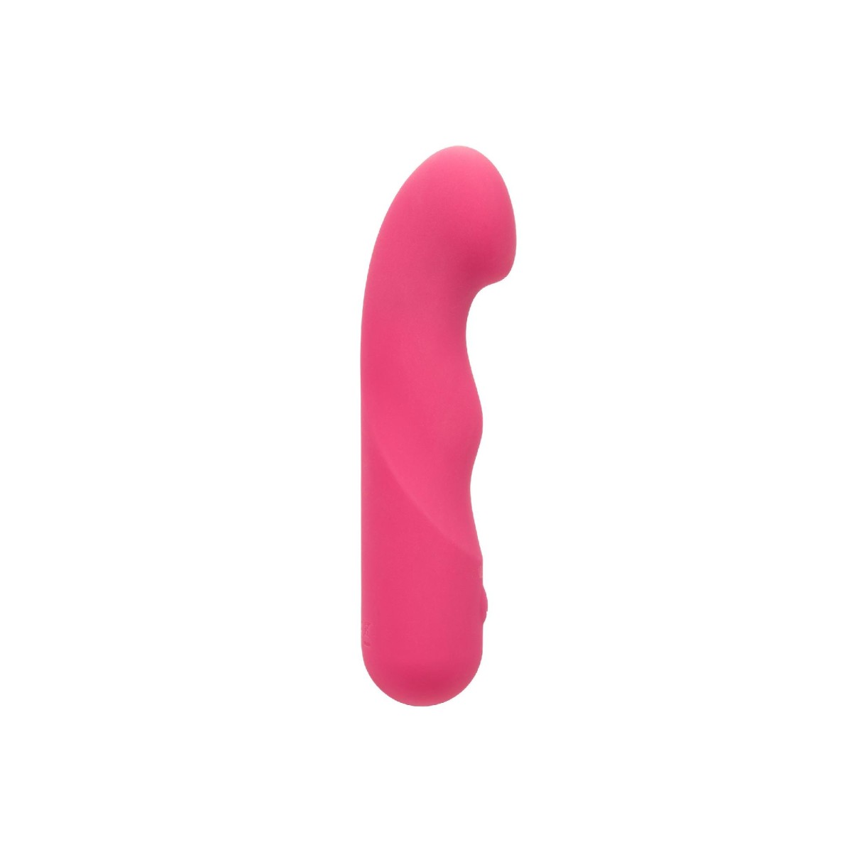 Vibratore in silicone curvo rosa