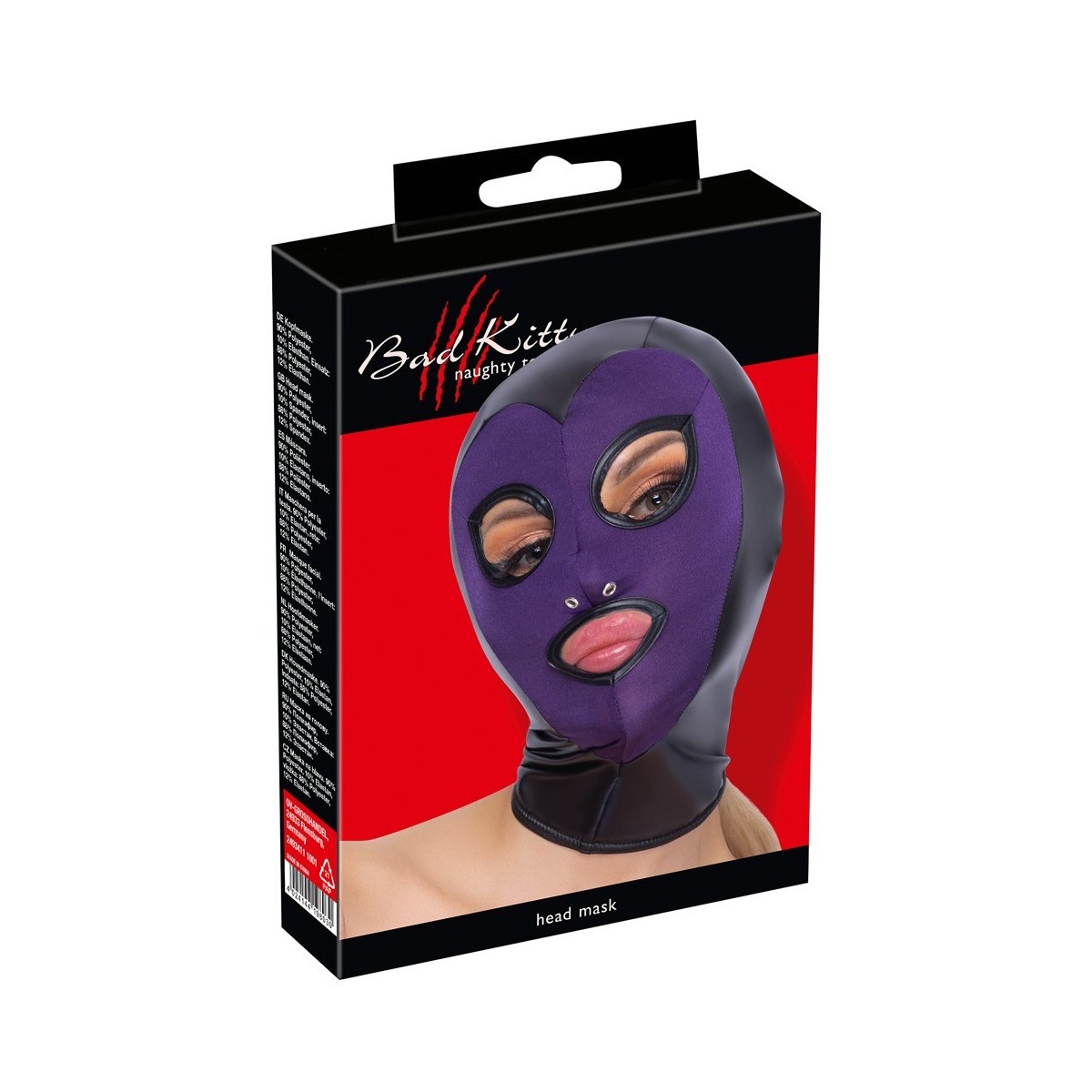 Maschera viso Head mask viola