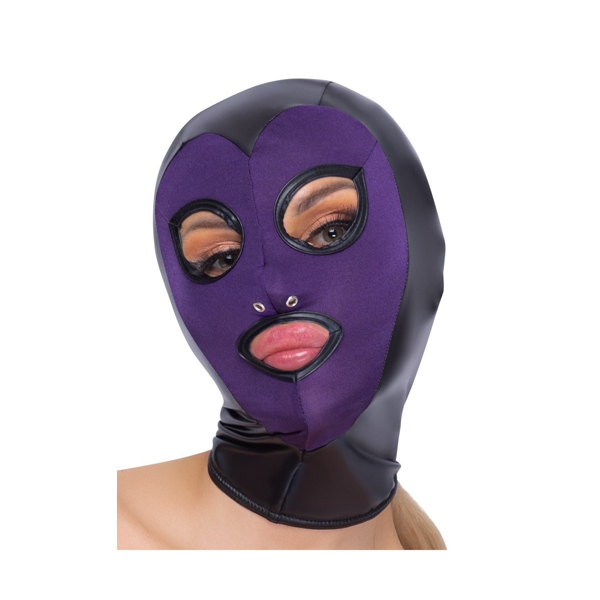 Maschera viso Head mask viola