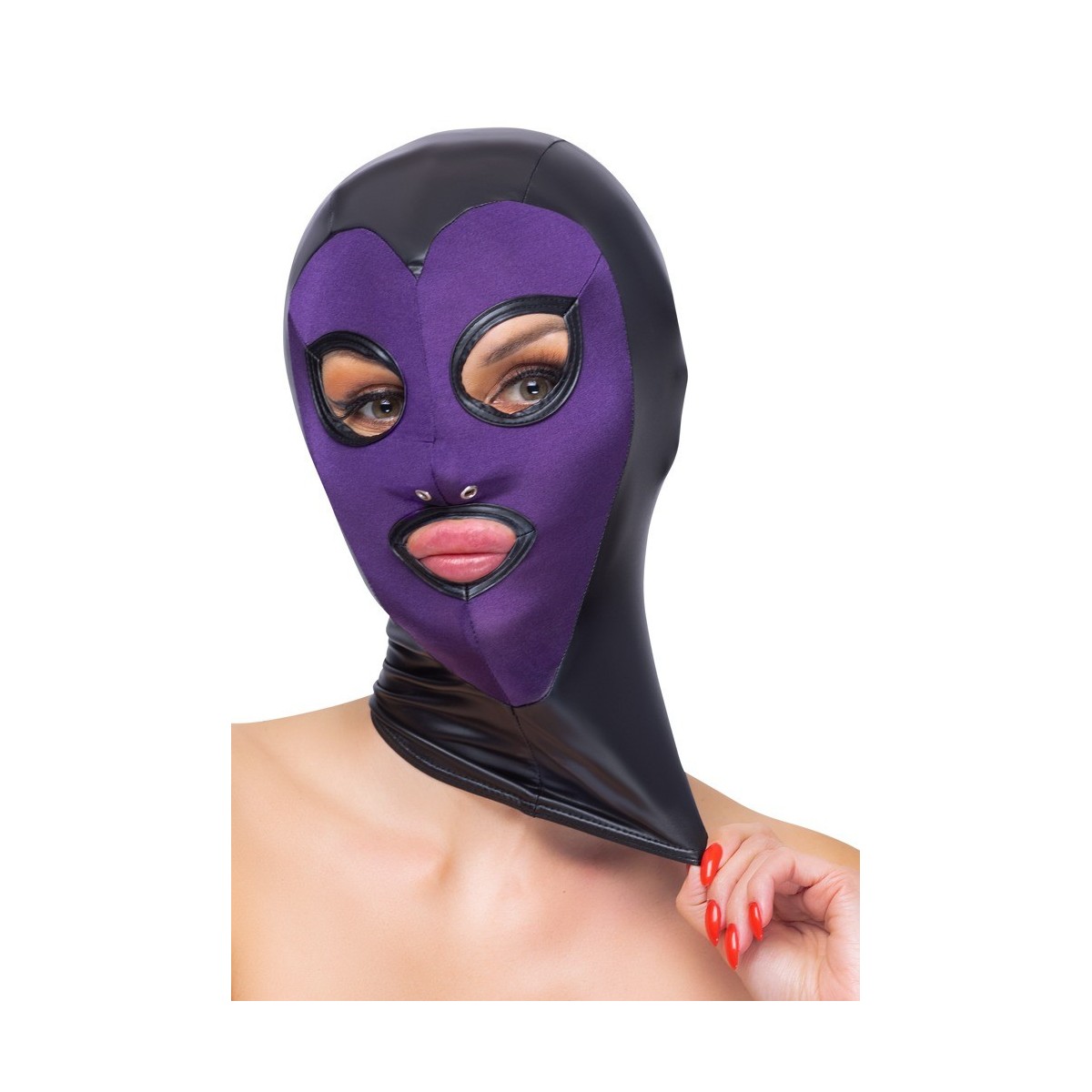 Maschera viso Head mask viola