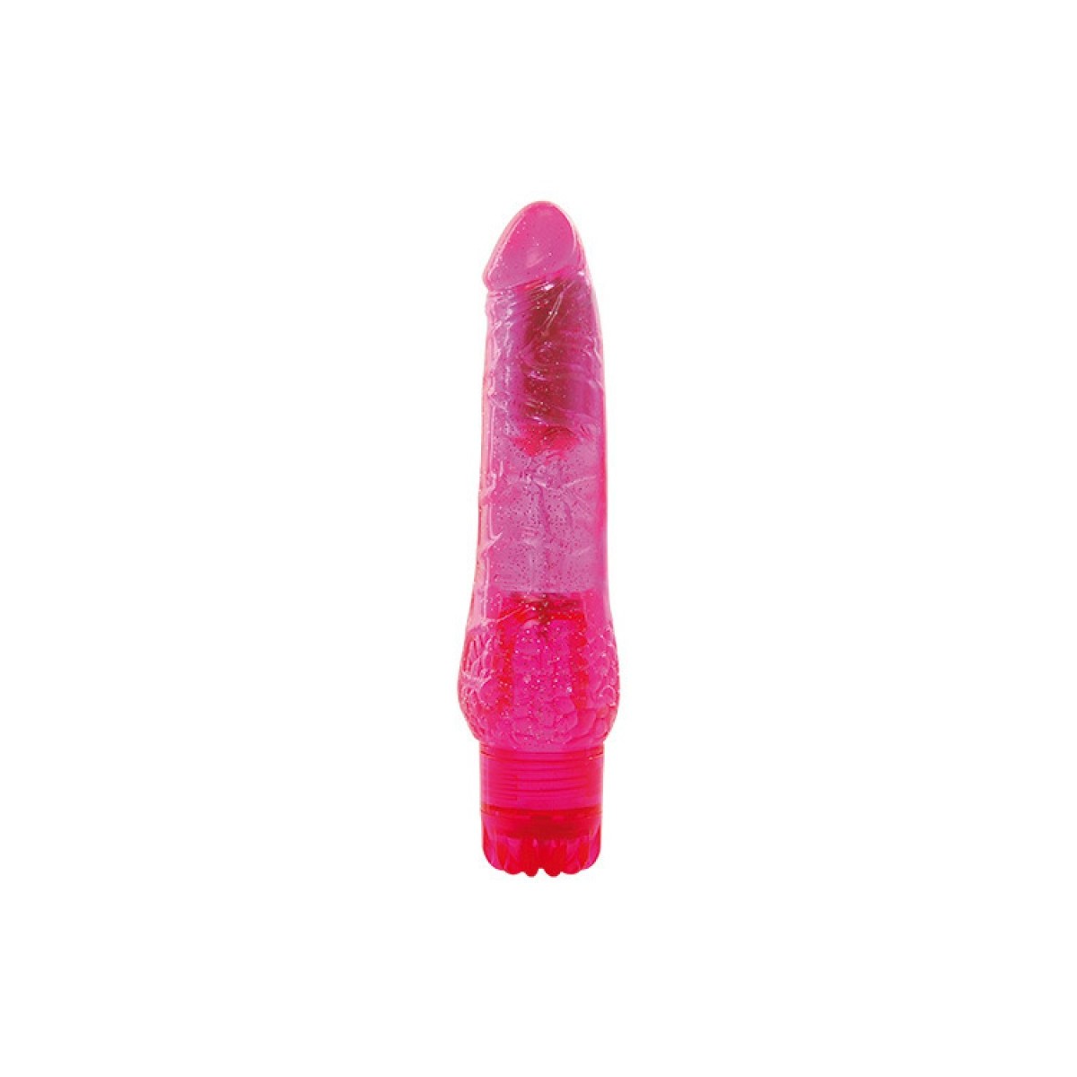 Vibratore realistico classy glitter fucsia