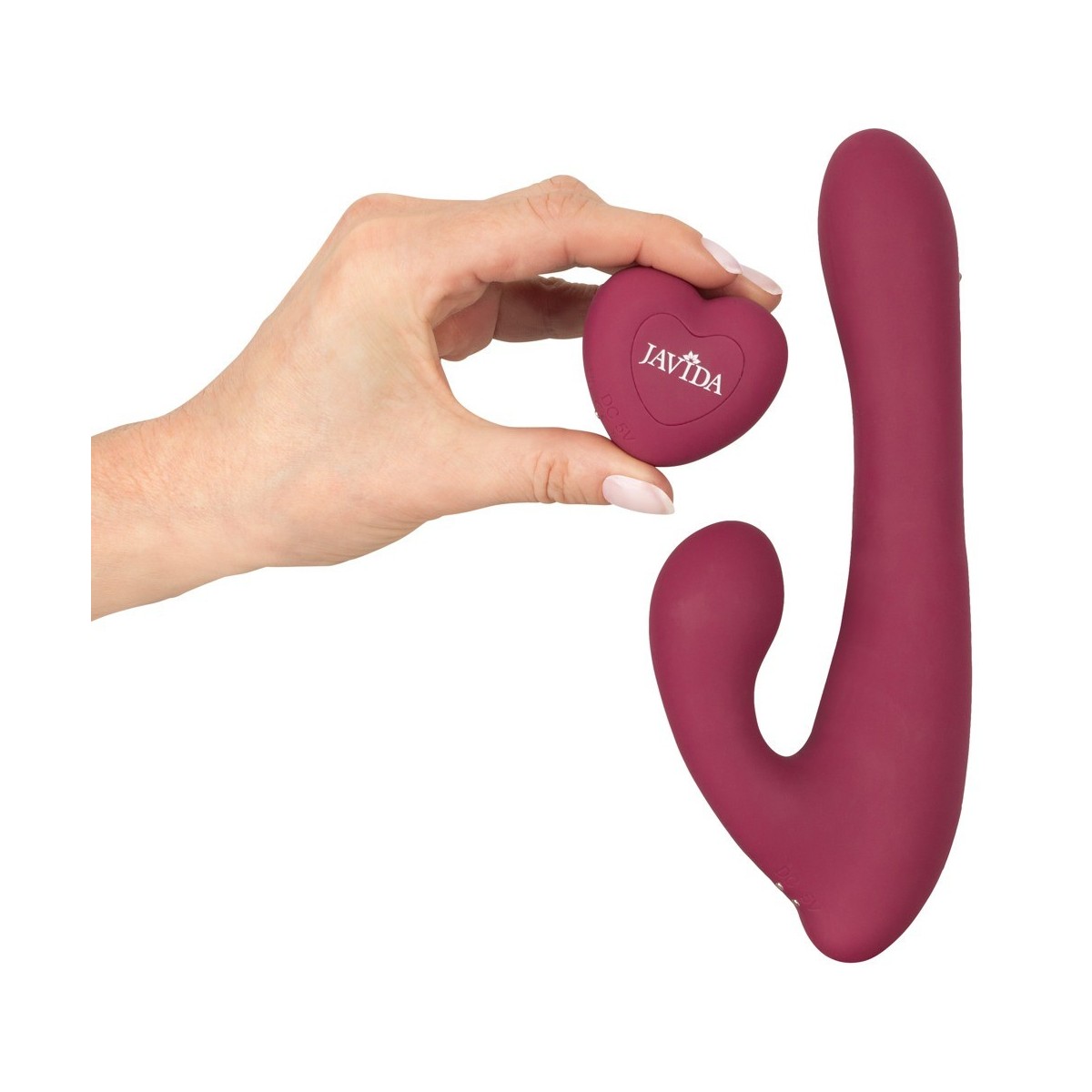 Vibratore doppio rotante con telecomando