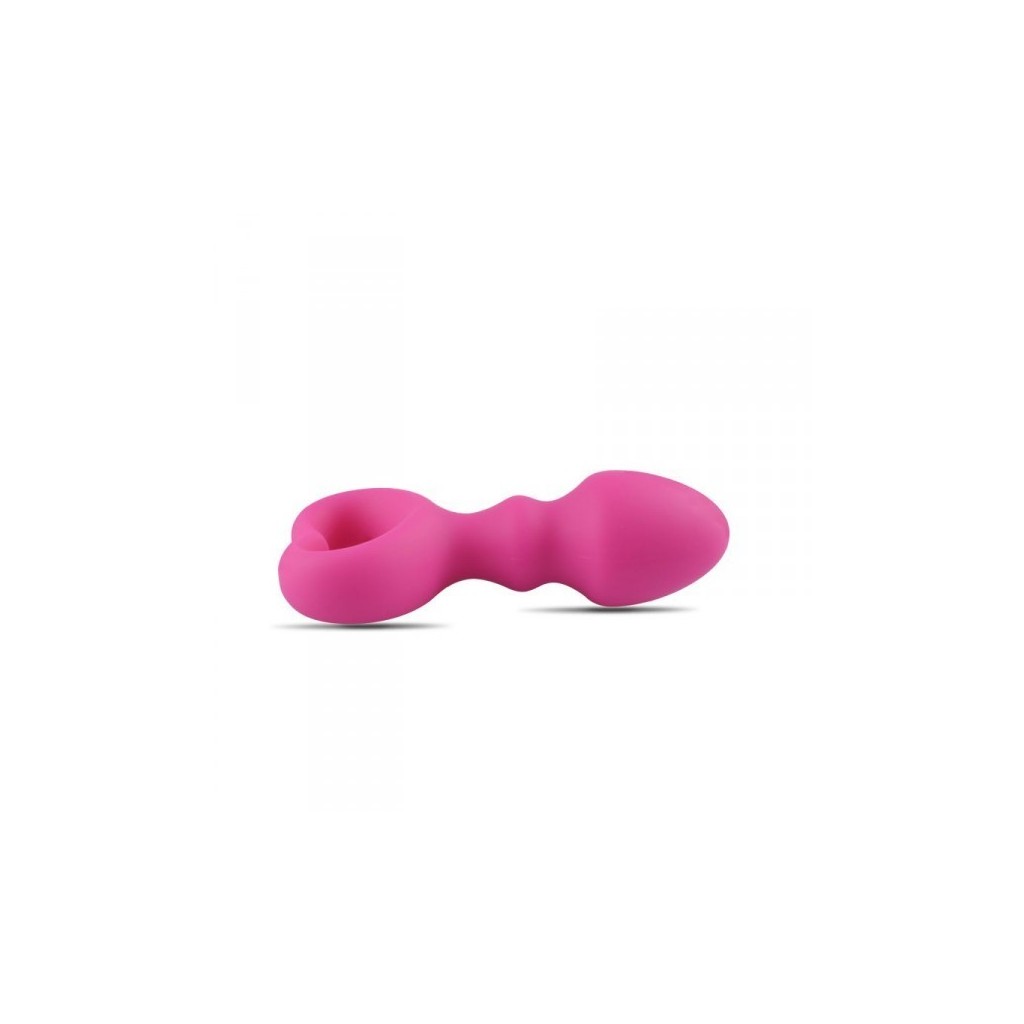 Plug anale in silicone heart clip tip